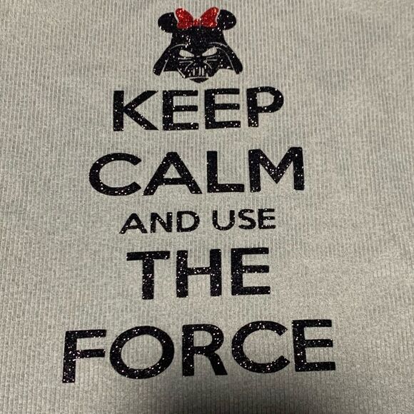 $5 ADD ON ITEM/New Under armor Star Wars women's fitted tank top keep calm - Picture 12 of 12